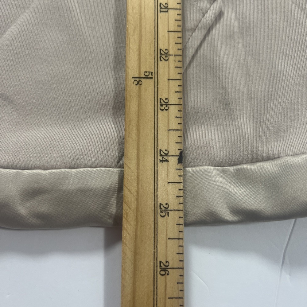 Varley Hawley Dull-Zip Double Soft Hoodie Sweatshirt Pullover Size Large Beige - Picture 7 of 8